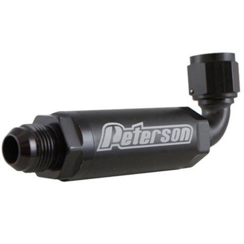 Peterson Fluid Systems Scavenge Filter -16AN 90 Degree
