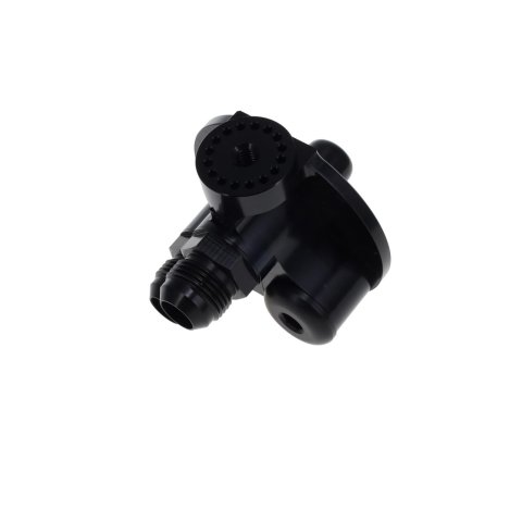 Peterson Fluid Systems Remote Filter Mount 1-1/2in -12AN Thread -12AN Fittings