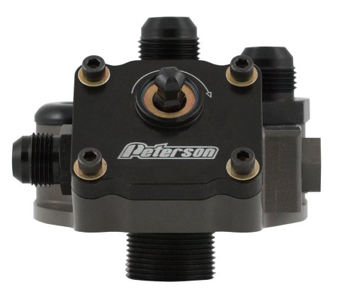 Peterson Fluid Systems Primer Filter Mount -10AN 1 1/2-12 - Right Side Inlet