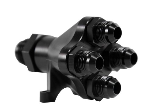 Peterson Fluid Systems Manifold 5-Way 8 AN x 4 AN x 4 AN x 4 AN x 4 AN