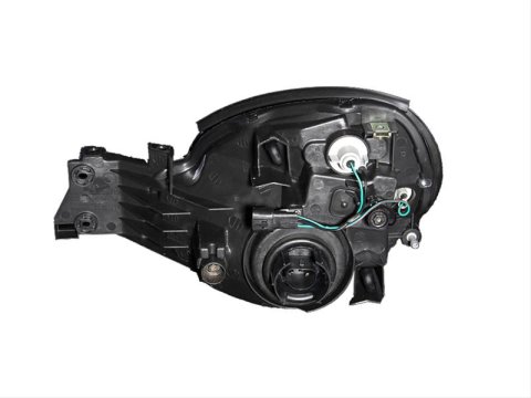 ANZO 2002-2003 Subaru Impreza Crystal Headlights Black