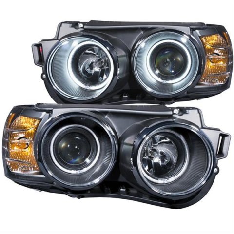ANZO 2012-2015 Chevrolet Sonic Projector Headlights w/ Halo Black (CCFL)