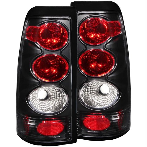 ANZO 1999-2002 Chevrolet Silverado 1500 Taillights Black