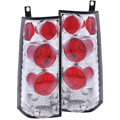ANZO 2003-2015 Chevrolet Express Taillights Chrome