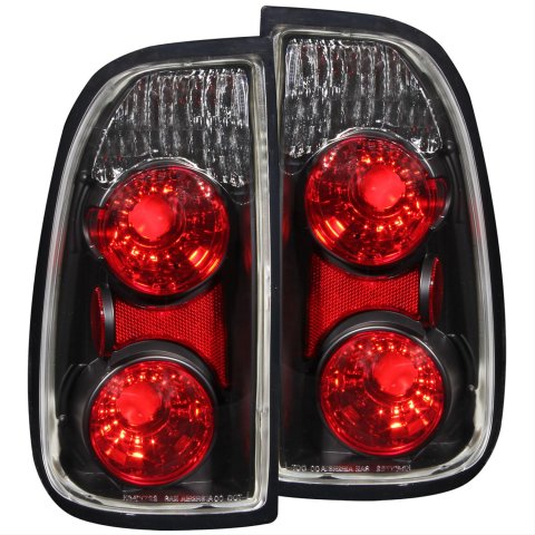 ANZO 2000-2006 Toyota Tundra Taillights Black (Regular & Access Cab Models Only)