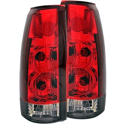 ANZO 1999-2000 Cadillac Escalade Taillights Red/Smoke G2