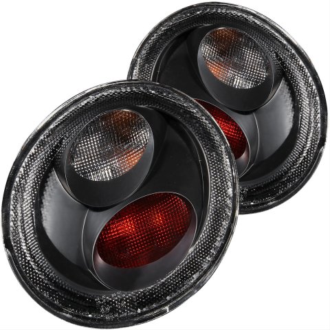 ANZO 1998-2005 Volkswagen Beetle Taillights Black