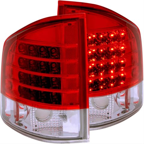 ANZO 1995-2005 Chevrolet S-10 LED Taillights Red/Clear
