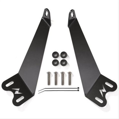 ANZO 2007-2015 Jeep Wrangler 12in inch LED Bar Hood Mounting Brackets
