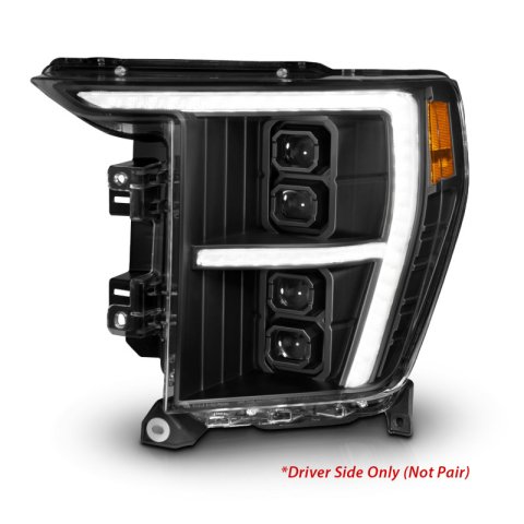 ANZO 21-23 Ford F-150 (w/Factory Halogen) Z-Series Full LED Proj Headlights - Driver Side ONLY