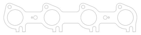 Cometic 91-01 Ford 4.6L SOHC / 99+ 5.4L Triton .030 inch MLS Exhaust Gaskets (Pair)