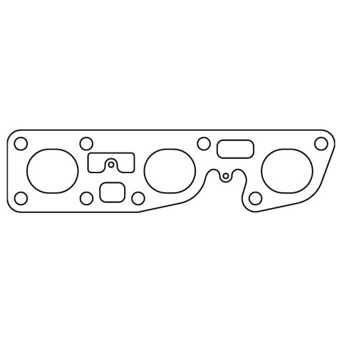 Cometic Nissan RB20/RB25/RB26 .030in MLS Universal Exhaust Manifold Gasket Set 1.665in x 1.420in