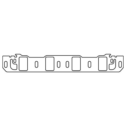 Cometic Ford Windsor .060in Fiber Intake Mani Gasket Set-1.400in x 2.250in Rectangle Port