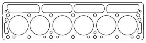 Cometic Triumph 1968-1971 TR6 I6 .063in Copper Cylinder Head Gasket-76mm Bore-Without Recessed Block