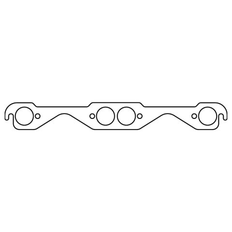 Cometic Chevy Gen-I Small Block V8 .043in Copper Exhaust Manifold Gasket Set - 1.500in Round Port