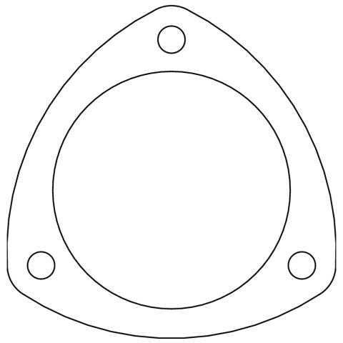 Cometic .040in Aluminum Exhaust Header Collector Gasket - 3.5in Diameter - 4.438in Bolt Circle