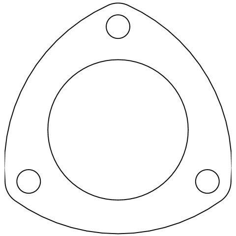 Cometic .043in Copper Exhaust Header Collector Gasket - 2.5in Diameter - 3.5in Bolt Circle