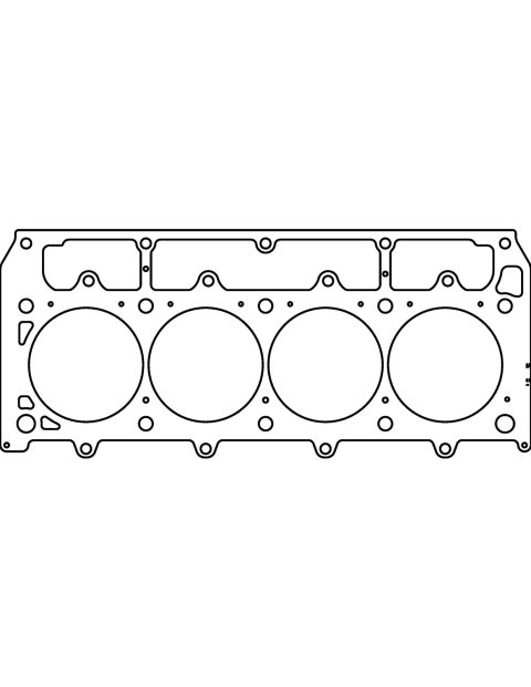 Cometic GM LSX Gen-4 Small Block V8 .044in MLX Cylinder Head Gasket - 4.200in Bore - RHS