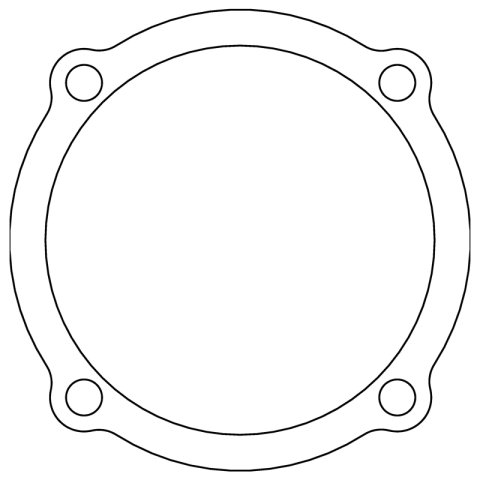 Cometic Chrysler B/RB - Gen-2 Hemi V8 Water Pump Housing Gasket .031in Fiber - 10 Pack