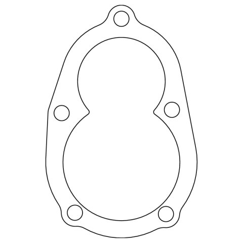 Cometic Ford 59A Flathead V8 .010in FB Oil Pump Drive Cover Gasket - 1932-1941