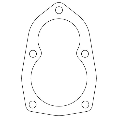 Cometic Ford 8BA/8CM Flathead V8 .031in Fiber Oil Pump Drive Cover Gasket - 1948-1953