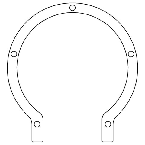 Cometic Ford 59A Flathead V8 .015in Fiber Timing Cover Gasket