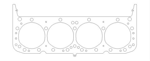 Cometic Chevy Gen1 Small Block V8 .045in MLS Cylinder Head Gasket - 4.100in Bore