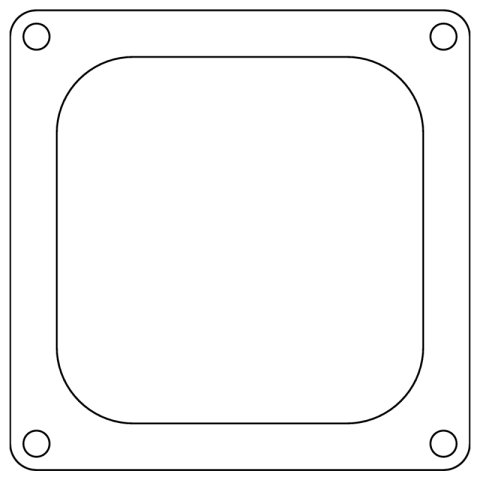 Cometic Holley 4500 Dominator .060in Fiber Carburetor Gasket - 4.775in x 4.775in - Open Plenum