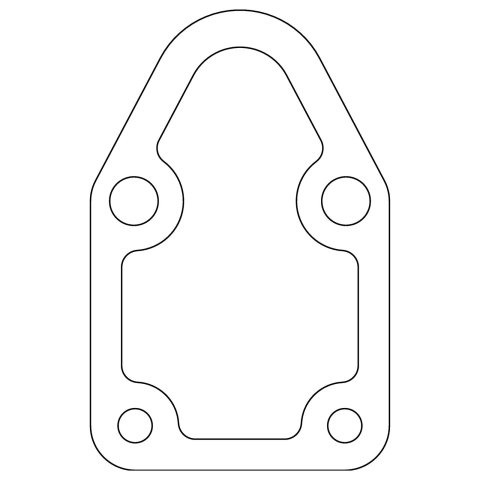Cometic Chevrolet Gen-1 Small Block V8 .031 Fiber Fuel Pump Mounting Plate Gasket - 4 Bolt