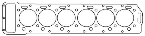 Cometic Jaguar V12 .059in CFM-20 Cylinder Head Gasket - 97mm Bore - LHS
