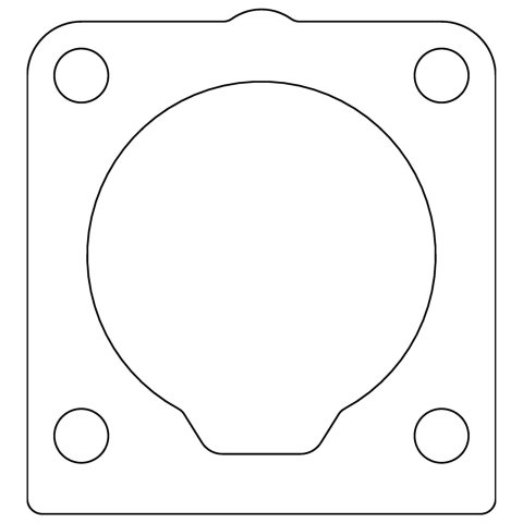 Cometic Nissan CA18DE/CA18DET .032in AFM Throttle Body Gasket Set