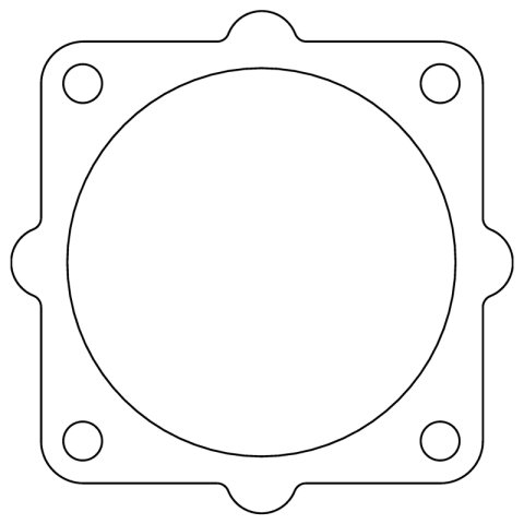 Cometic Nissan QR25DE .018in AFM Throttle Body Gasket,2001-2006