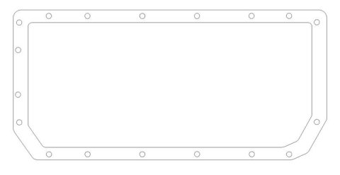 Cometic Chrysler A4 Block .060in AFM Oil Pan Gasket