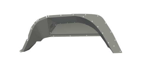 Road Armor 2020 Jeep Gladiator JT Stealth Rear Fender Liner Body Armor - Raw