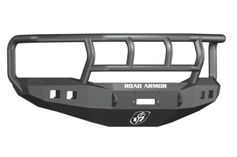 Road Armor 06-09 Dodge 2500 Stealth Front Winch Bumper w/Titan II Guard - Tex Blk