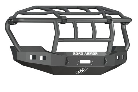 Road Armor 11-16 Ford F-250 Stealth Front Winch Bumper w/Intimidator Guard - Tex Blk