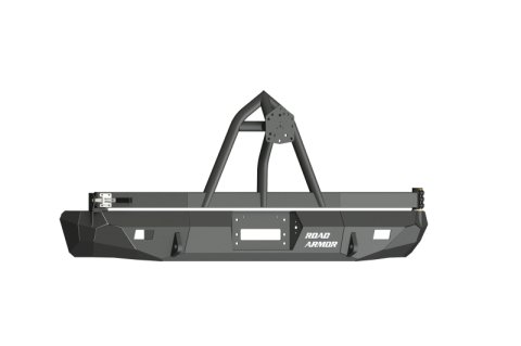 Road Armor 99-07 Ford Excursion Stealth Rear Winch Bumper w/Tire Carrier - Tex Blk
