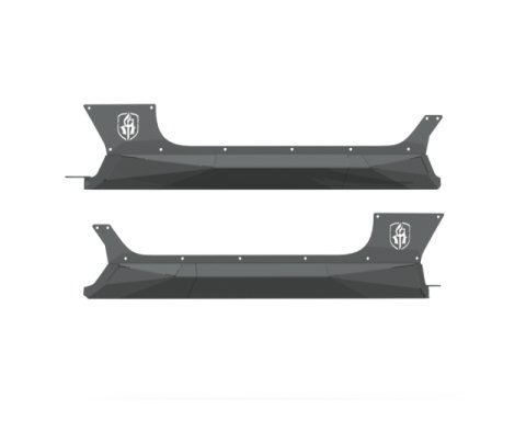 Road Armor 2018+ Jeep Wrangler JL 2-Door Stealth Rocker Guards - Tex Blk