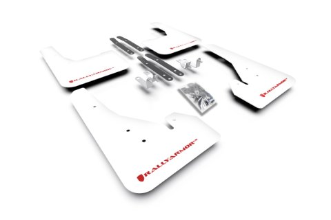 Rally Armor 18-27 Toyota Corolla Hatchback White UR Mud Flap Red Logo