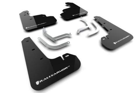 Rally Armor 24-26 Subaru Impreza Black UR Mud Flap w/ White Logo