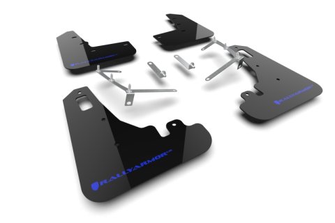 Rally Armor 22-26 Subaru BRZ / Toyota GR86 Black UR Mud Flap w/Blue Logo