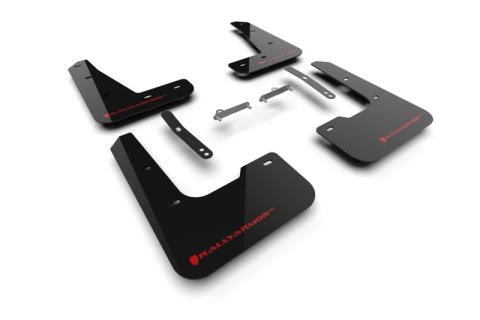 Rally Armor 24-26 Hyundai Elantra N/N Line Black Mud Flap w/Red Logo