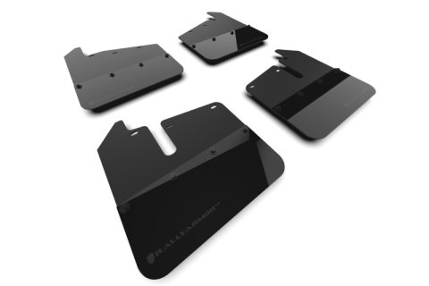 Rally Armor 20-26 GMC Sierra 2500/3500 HD Denali Black Mud Flap w/Metallic Black Logo