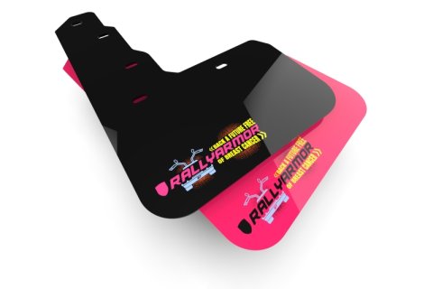 Rally Armor 20-26 Tesla Model Y, Juniper Y Pink Mud Flap BCE Logo