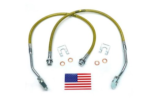Superlift 1987 GM Pickup/87-91 Blazer/Suburban w/ 8-12in Lift Kit (Pair) Bullet Proof Brake Hoses