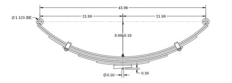 Superlift 73-87 GM Heavy Duty Pick Up w/ 12in Lift Kit Leaf Spring - Front