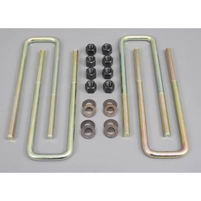 Superlift U-Bolt 4 Pack 9/16x2-1/2x10 Square w/ Hardware