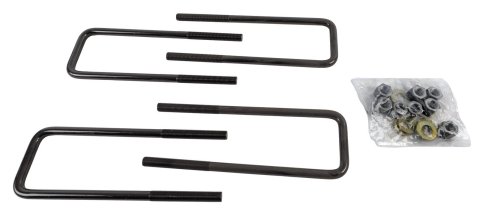 Superlift U-Bolt 4 Pack 9/16x3x11 Square w/ Hardware