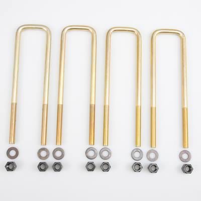 Superlift U-Bolt 4 Pack 9/16x3-1/8x11 Round w/ Hardware