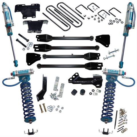 Superlift 17-19 Ford F-250 SD 4WD 4in Lift Kit w/4-Link King Front Coilovers/Rear Reservoir Shocks